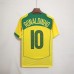 Brazil 2004 Home Yellow Soccer Jersey